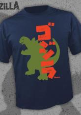 GODZILLA - KAIJU (NAVY) [GUYS SHIRT]