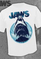 JAWS - BURST (WHITE) [GUYS SHIRT]