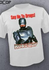 ROBOCOP - SAY NO TO DRUGS (WHITE) [GUYS SHIRT]