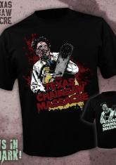 TEXAS CHAINSAW MASSACRE - LEATHERFACE (GLOW IN THE DARK SHIRTS RANDOMLY INSERTED) [GUYS SHIRT]